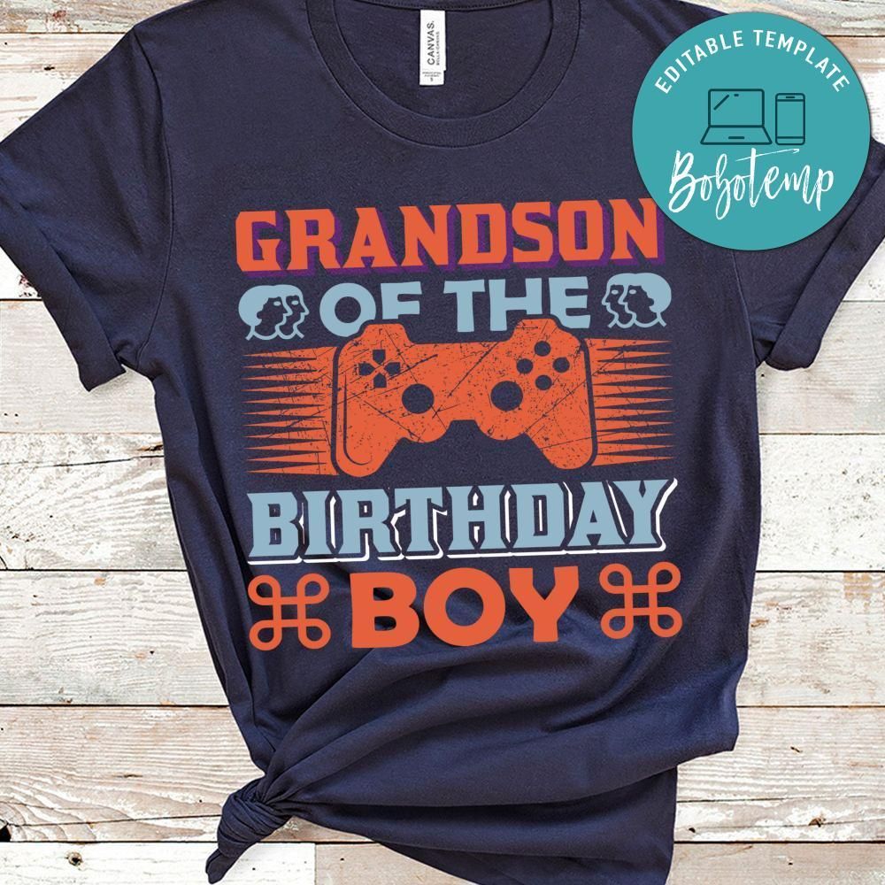 Grandson Of The Birthday Boy Shirt