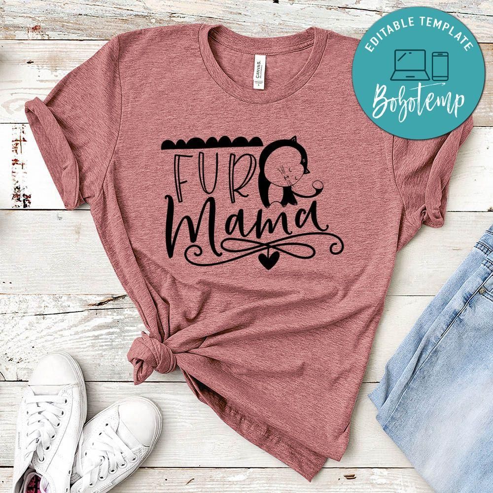 Fur Mama Cat Shirt