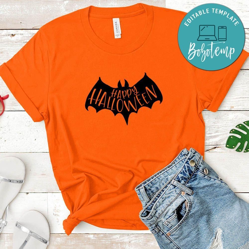 Happy Halloween Bat Halloween Shirt