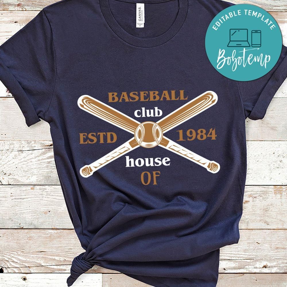 Baseball Club House Shirt