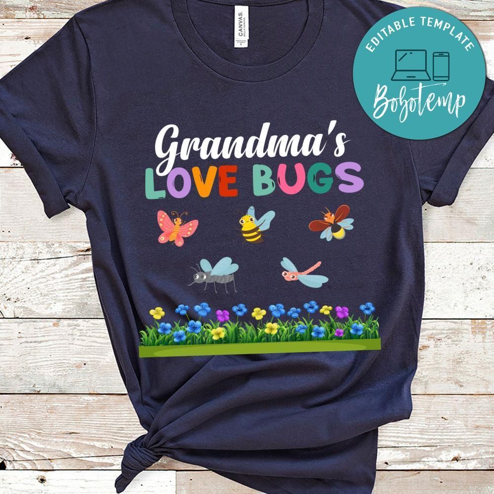 Grandma's Love Bugs T Shirt