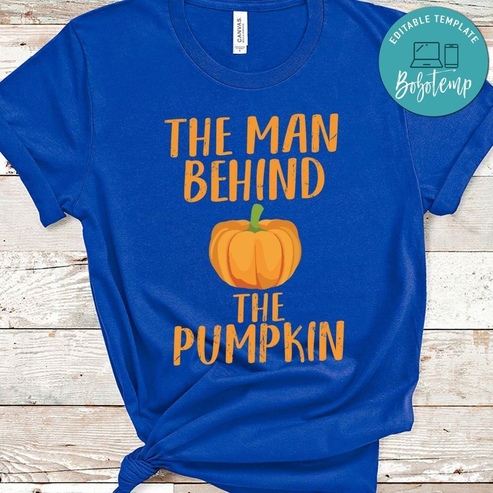 Halloween Pregnancy Man Pumpkin Shirt