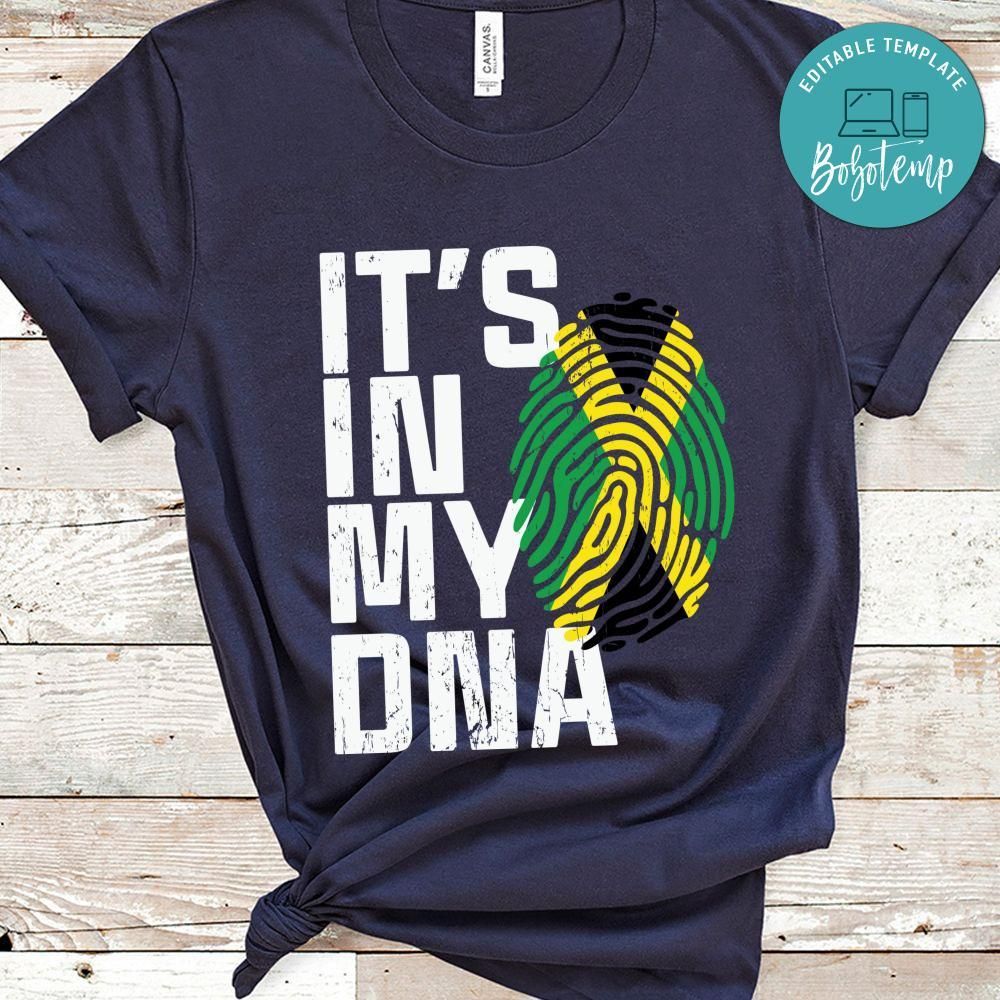 Its in My DNA Black Pride Shirt