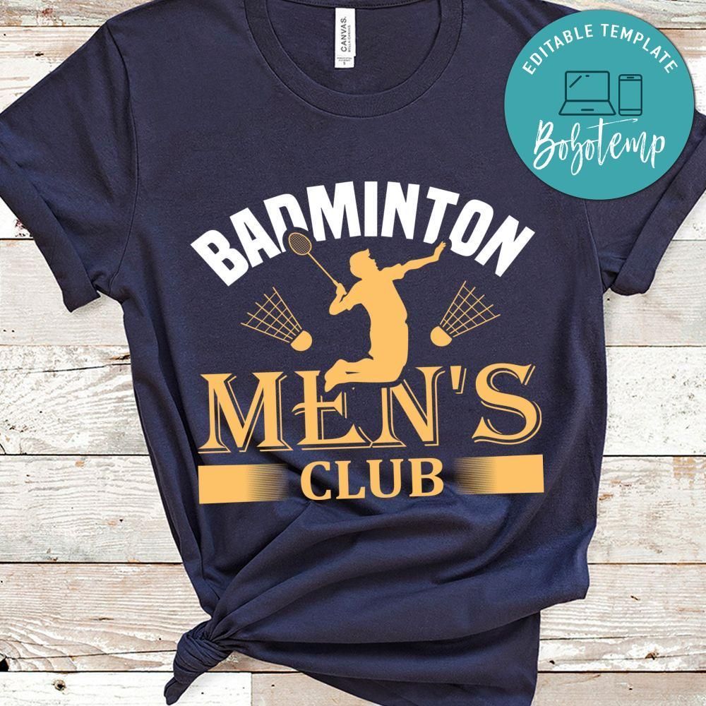 Badminton Men's Club Shirt