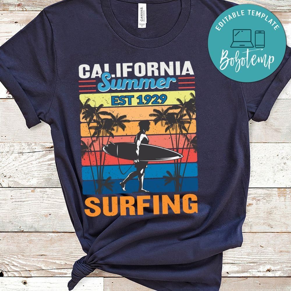 Summer Est 1929 Surfing Shirt