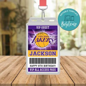Los Angeles Lakers Vip Pass Instant Download