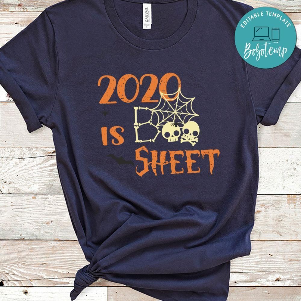 2020 Boo Sheet Skull Skeleton Halloween Shirt