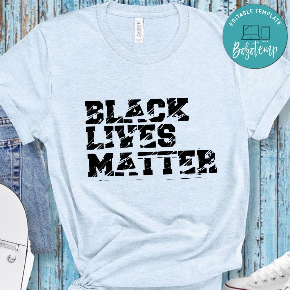 Black Lives Matter Unisex Tee Shirt
