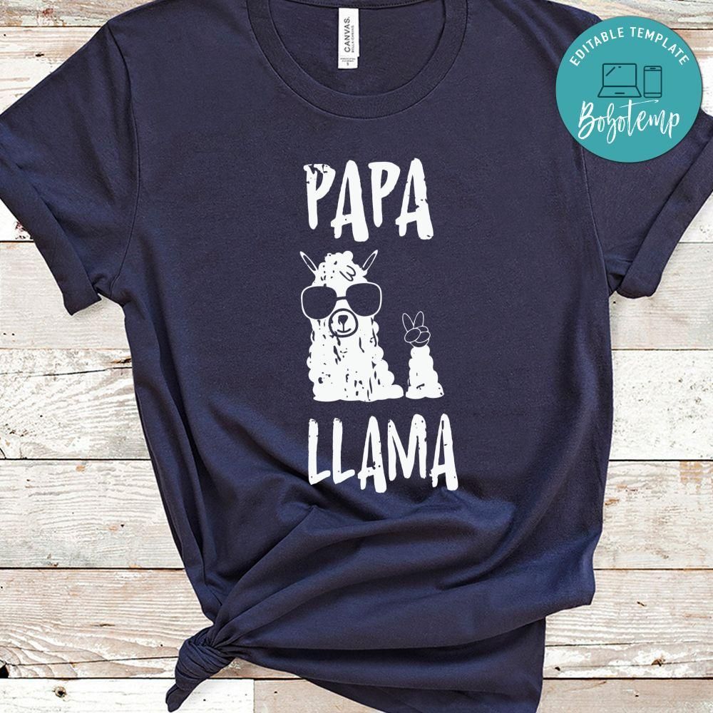 Papa Llama Shirt