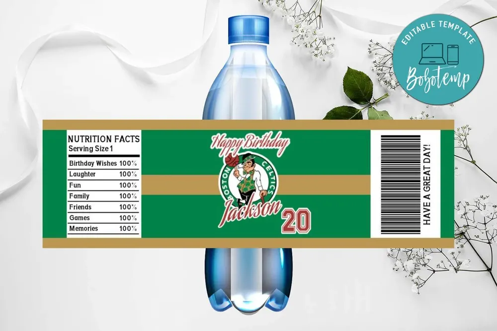 boston celtics bottle