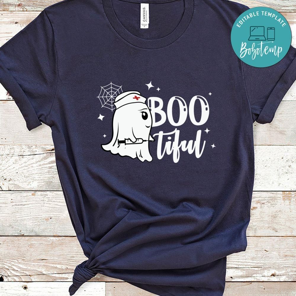 Bootiful Boo Nurse Funny Halloween 2020 Shirt