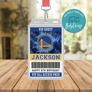Golden State Warriors Vip Pass Instant Download