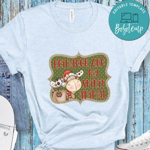 Reindeer Spirit Animal Christmas Shirt