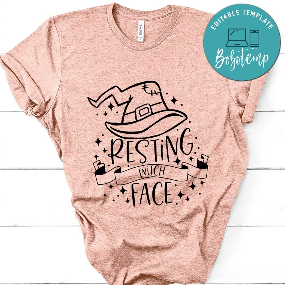 Resting Witch Face Halloween Classic T-Shirt
