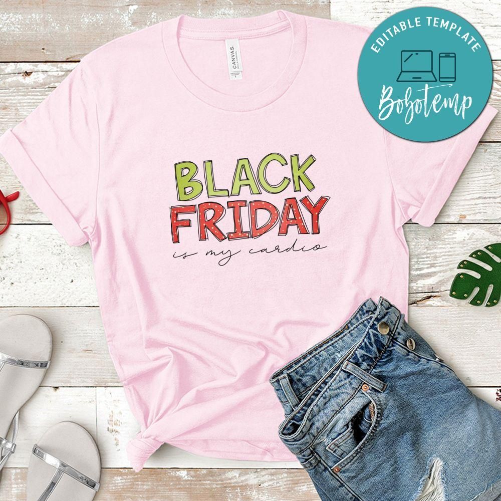 Black Friday Cardio Christmas Shirt