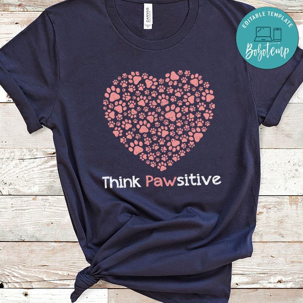 Paw Heart Dog Lover Pet Lover Gift White Shirt