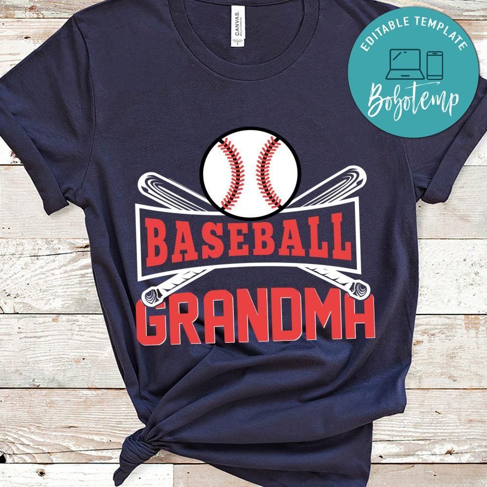Baseball Grandma T Shirt