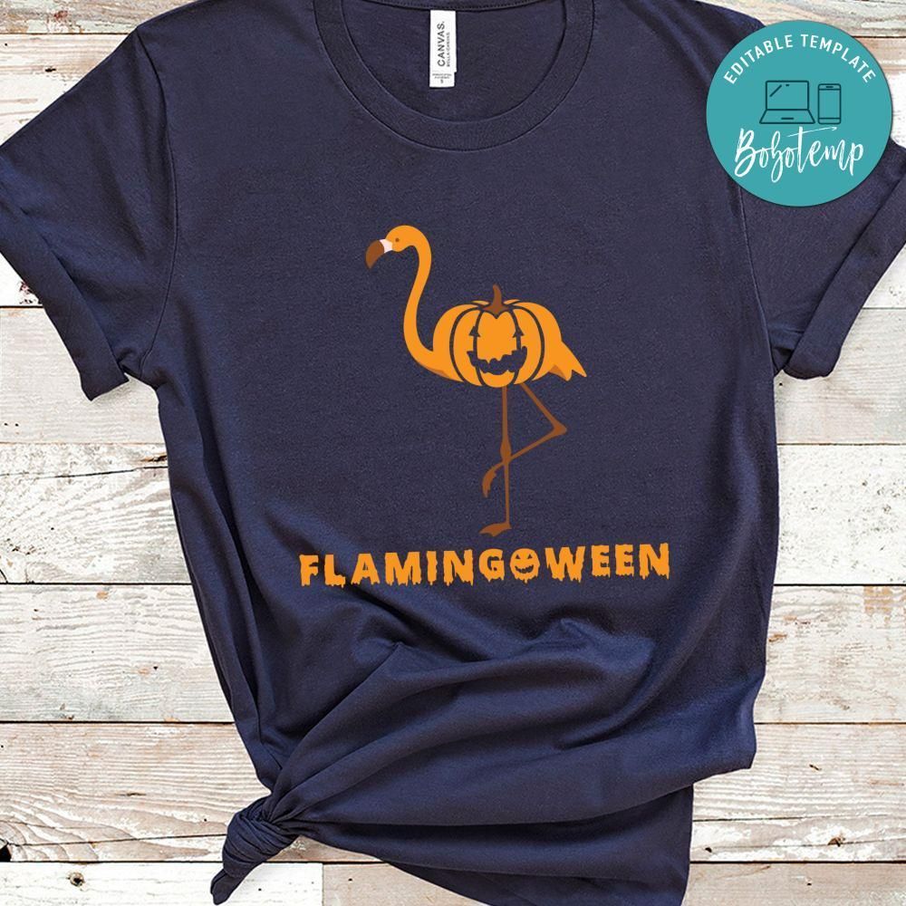 Flamingoween Halloween Shirt