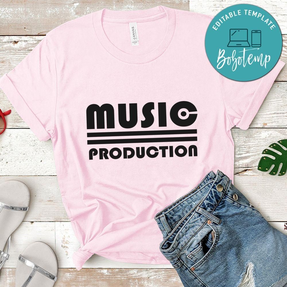 Music Production Shirt