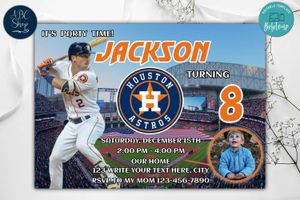 bregman invitation Template to Print at Home Instant Download