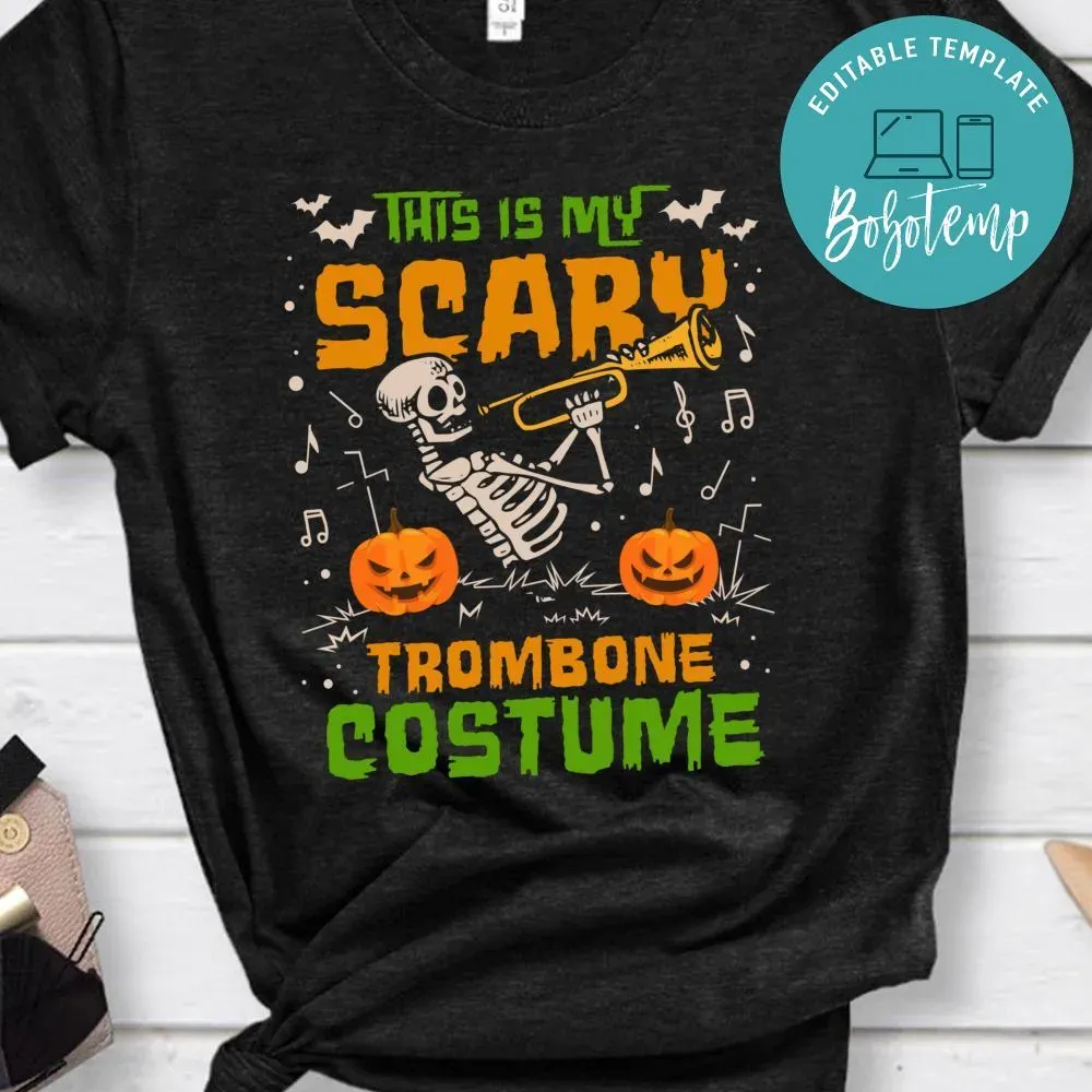 This is my scary Trombone Costume Halloween Classic Unisex TShirt