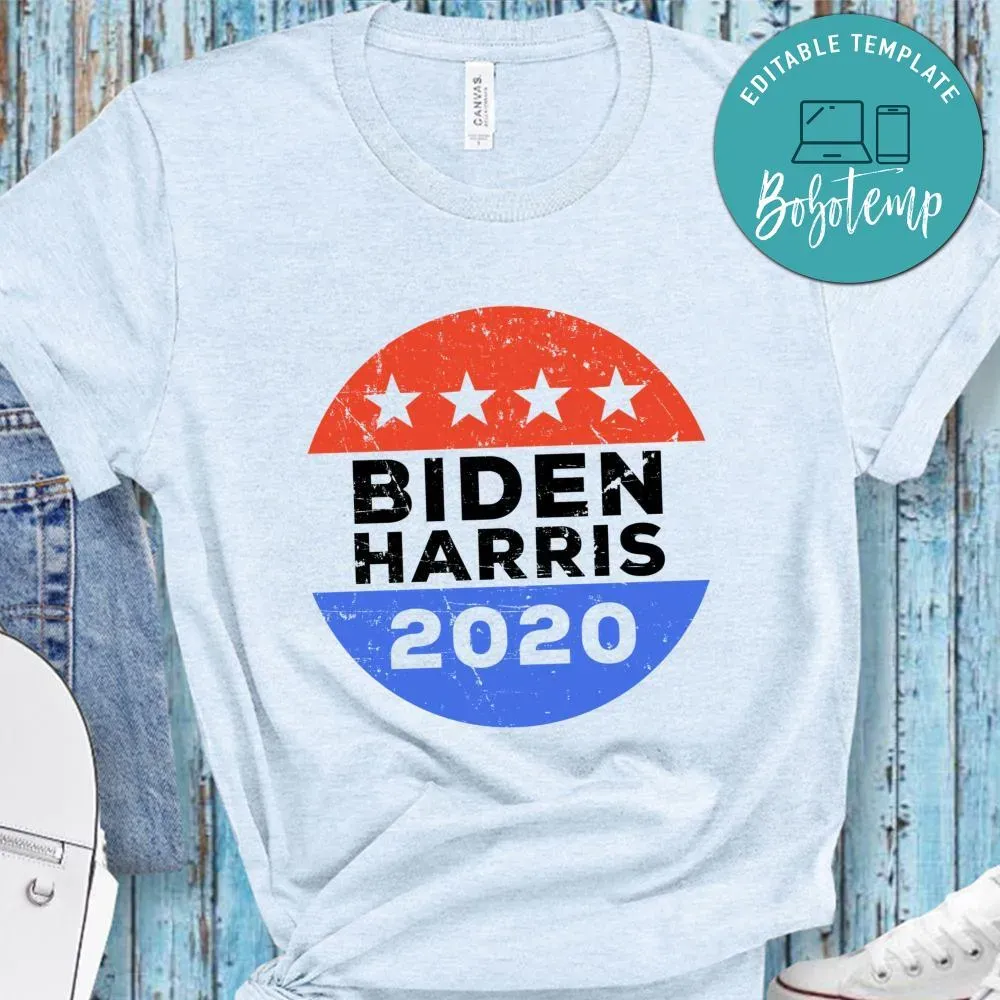 Biden Harris 2020 Democrat T Shirt Bobotemp
