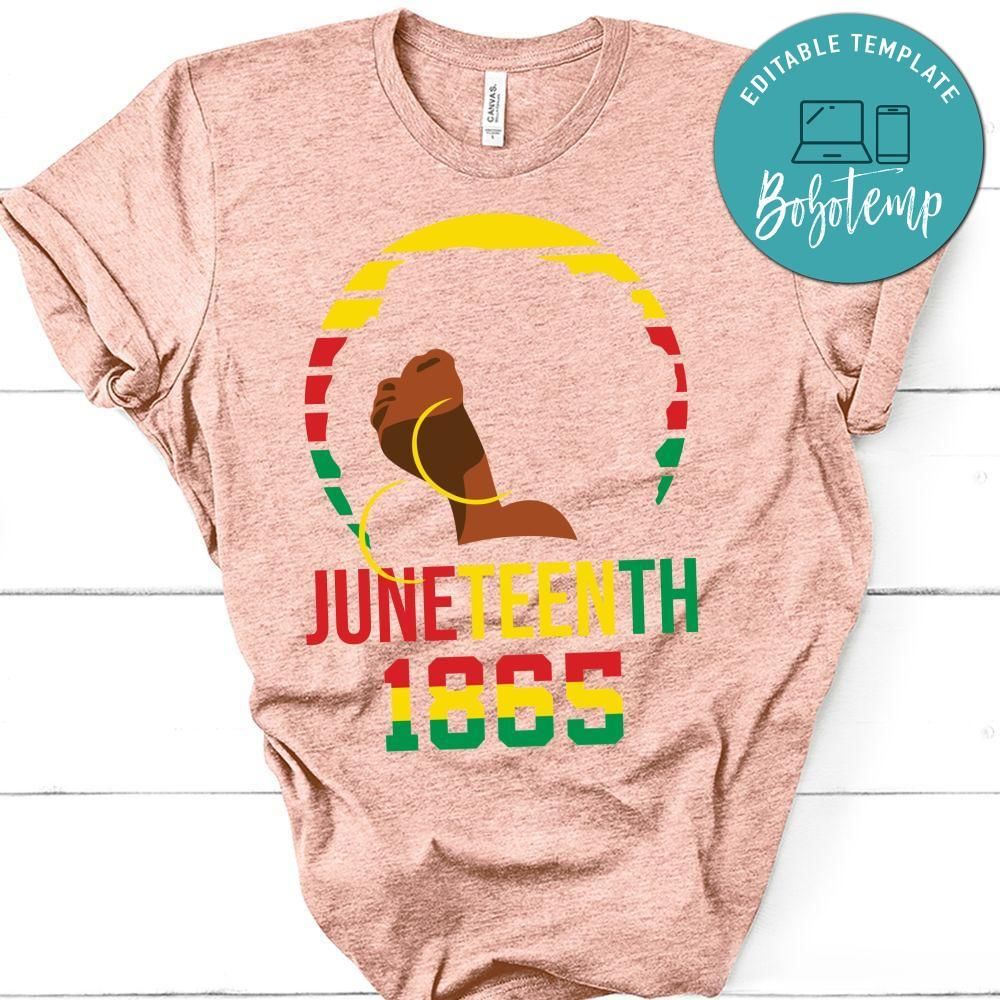 Juneteenth 1865 Gift for Woman PNG file template