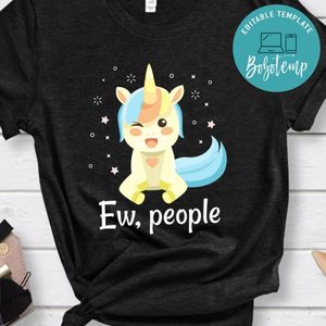 Ew, people Unicorn Classic Unisex T-shirt
