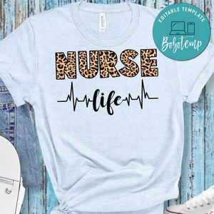 Nurse life Leopard PNG file template