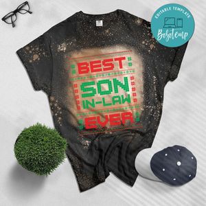 Best son-in-law ever Kid Bleached T-Shirt