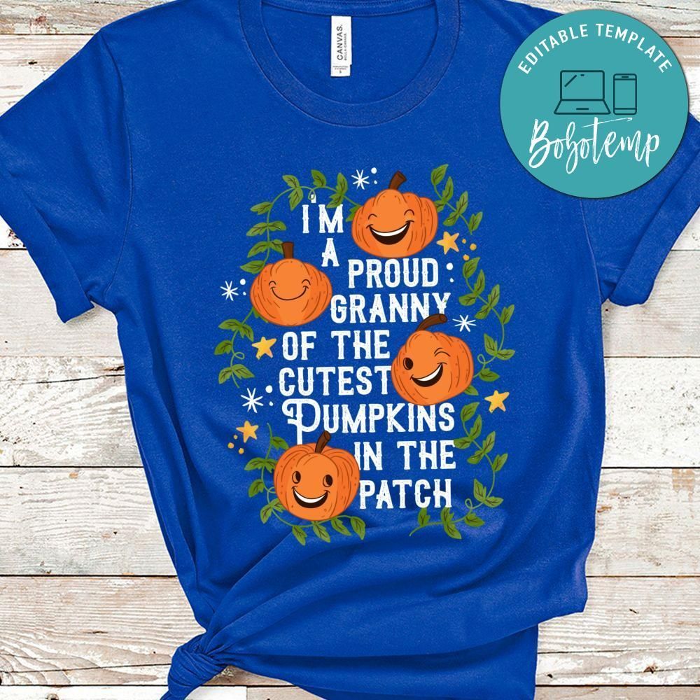 I'm a Proud Granny of The Cutest Pumpkins In The Patch Classic Unisex T-Shirt