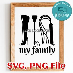 BDSM SVG PNG file template