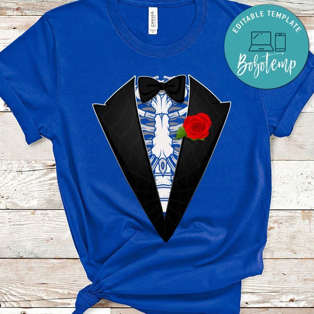 Skeleton Tuxedo Halloween Classic Unisex T-Shirt