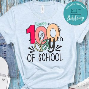 Happy 100 Days of School T-Shirt