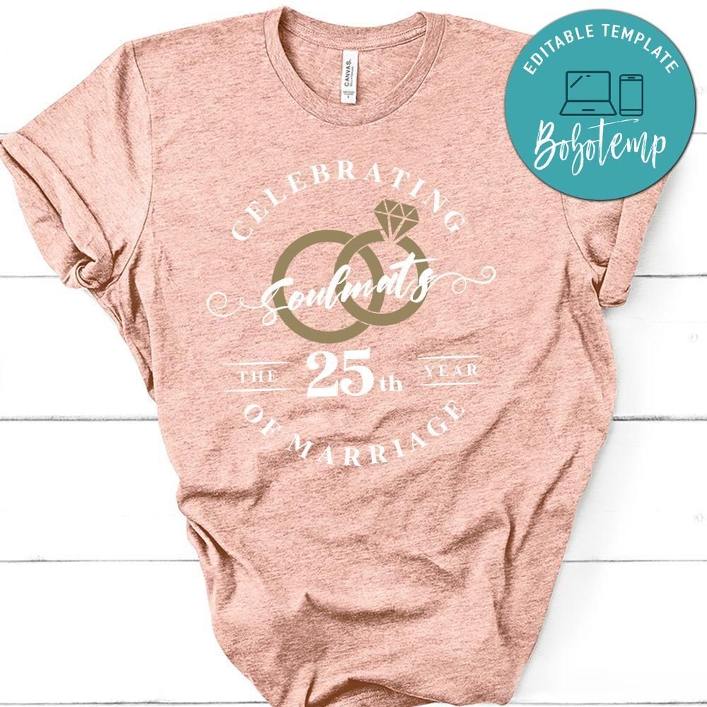 Celebrating Soulmates Anniversary T-Shirt