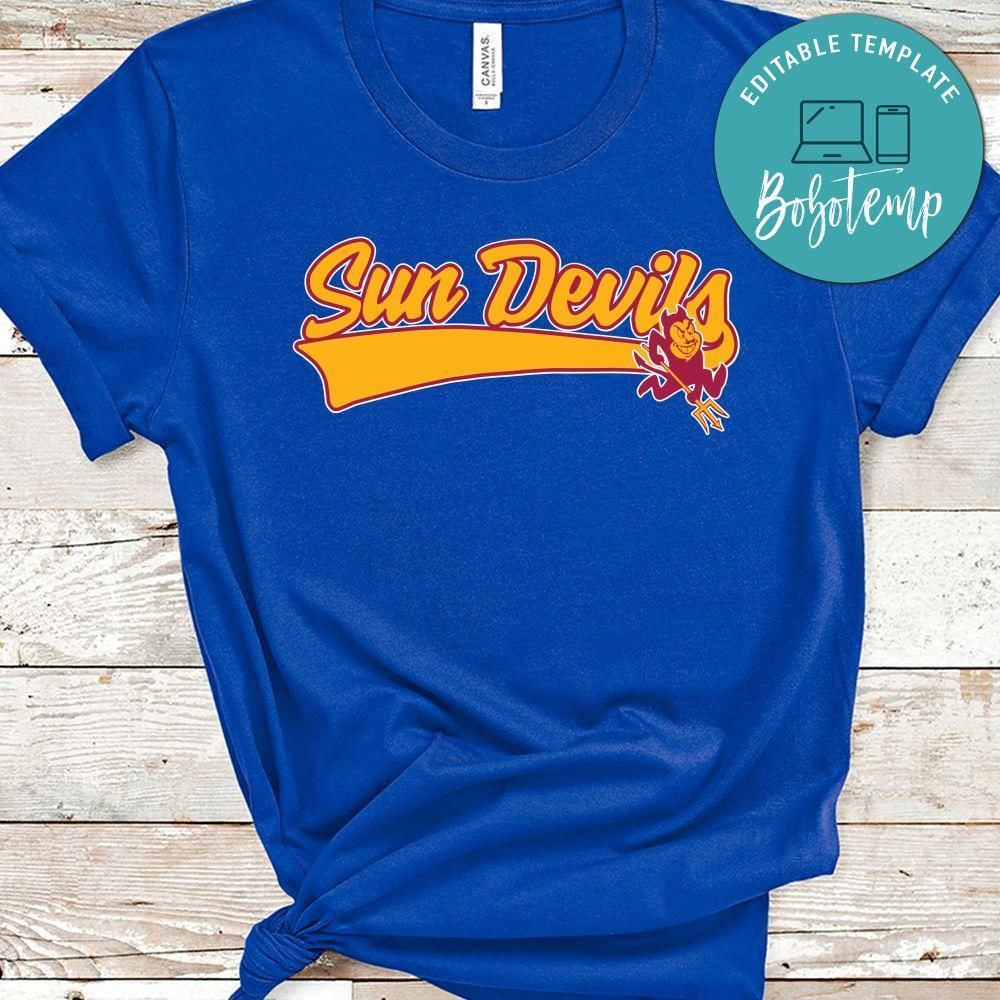 Sun Devils Inspired PNG file template