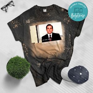 I Am Dead Inside Michael Scott Bleached Shirt