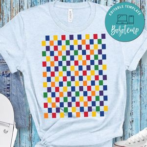 Square Multiple Colors T-Shirt