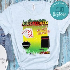 Juneteenth We Out Siide T-Shirt
