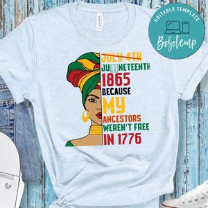 Juneteenth 1865 PNG file template