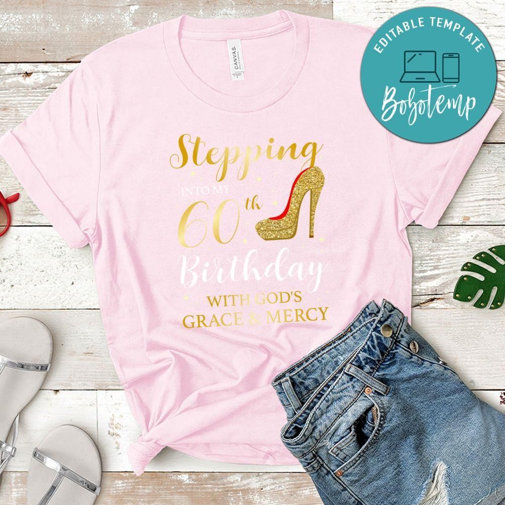 Stepping into my 60th Birthday T-Shirt