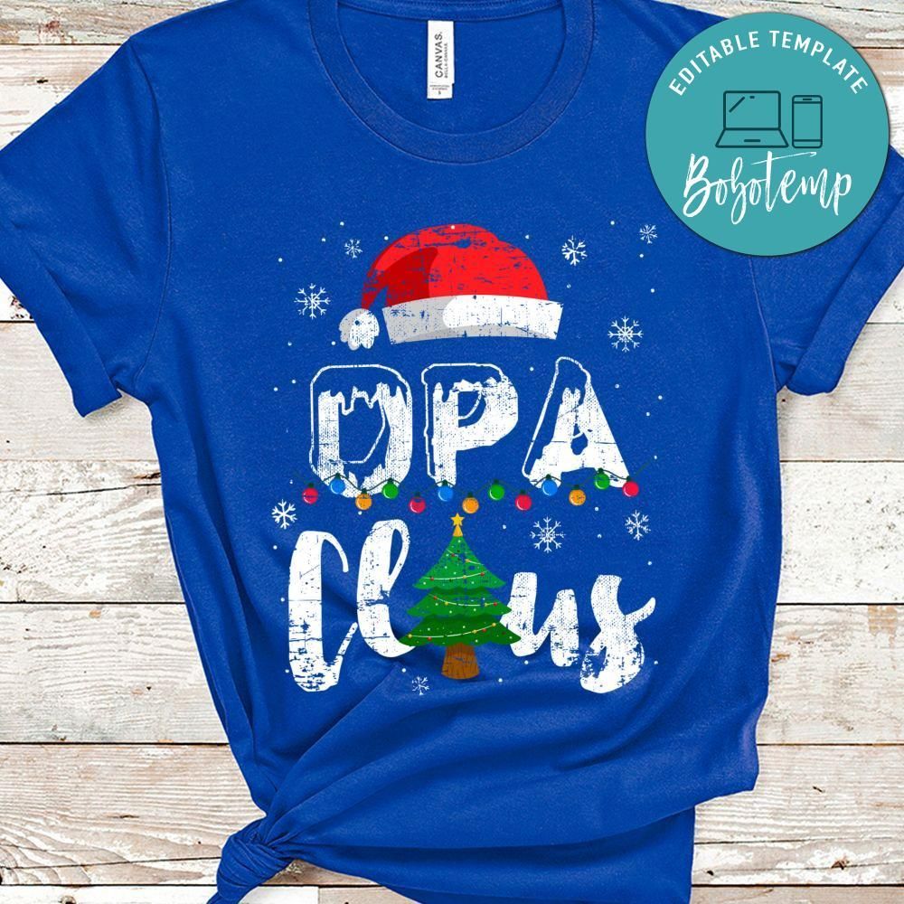 Opa Claus Christmas Lights T-Shirt