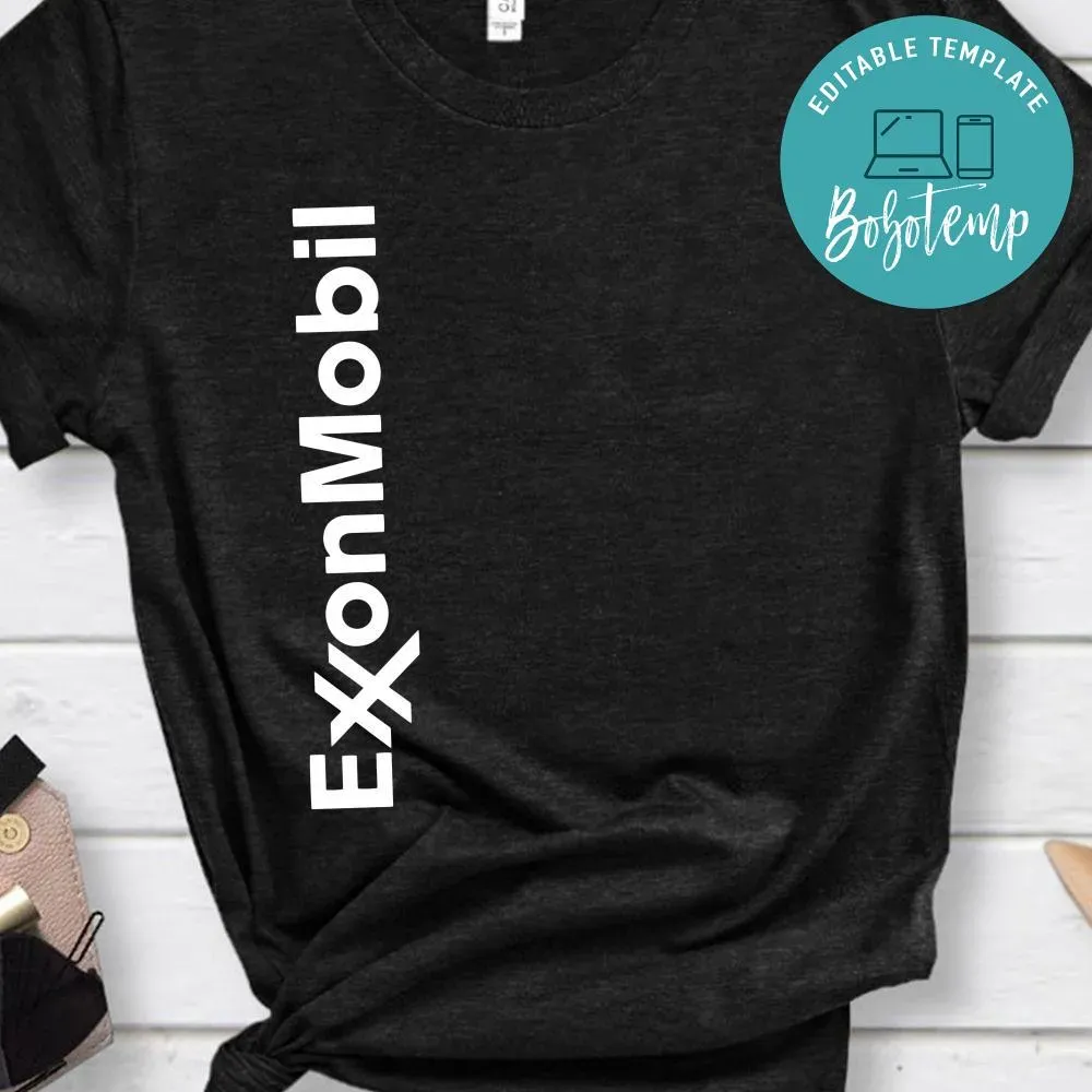 Exon Mobile Logo T-Shirt | Bobotemp