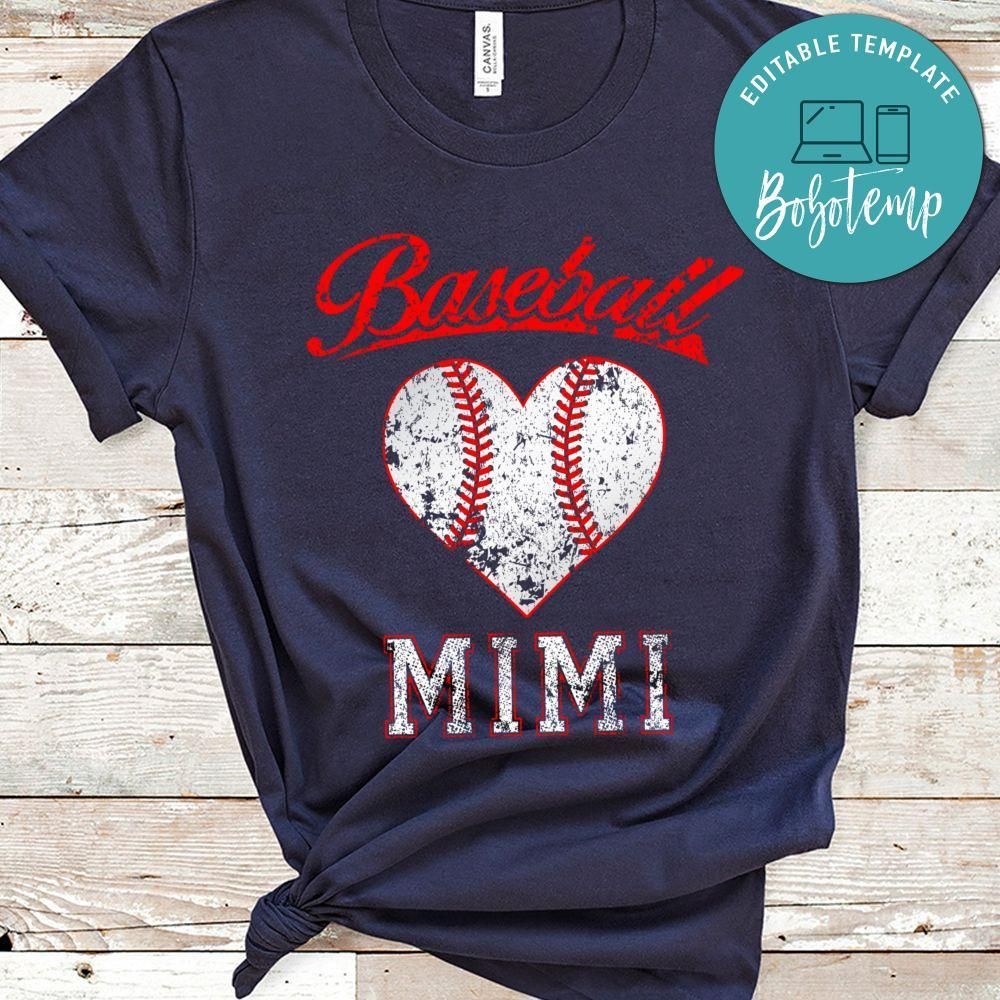 Baseball Heart T Shirt, Gift for Softball Mom