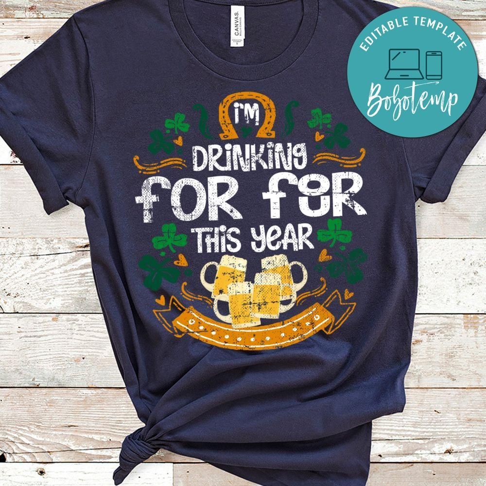 For four I'm Drinking St Patricks Day Men Pregnancy Dad Baby Shirt