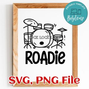 Roadie SVG PNG file template