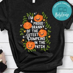 I'm a Proud Granny of The Cutest Pumpkins In The Patch Classic Unisex T-Shirt
