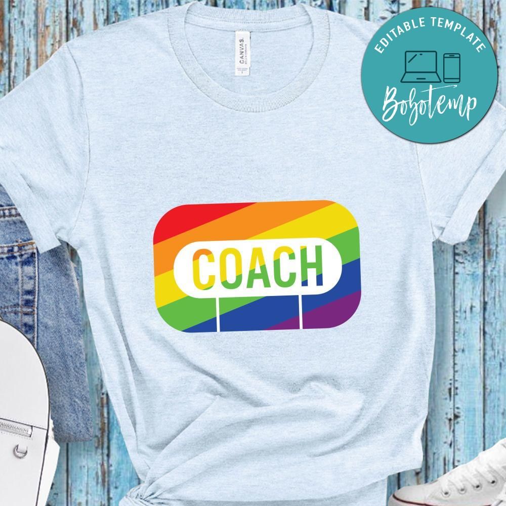 Coach Rainbow PNG file template | Bobotemp