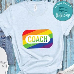 Coach Rainbow PNG file template