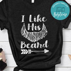 I Like His Beard Compliment Couples Classic Unisex T-Shirt